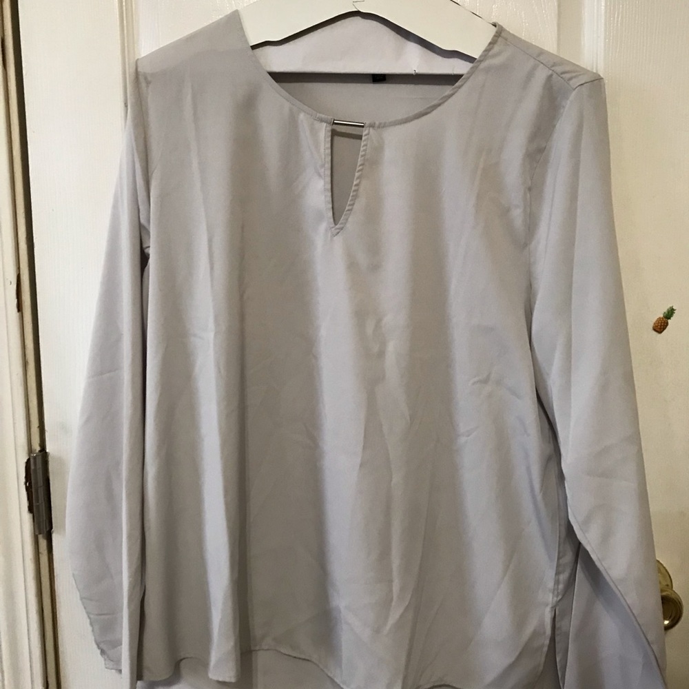 Banana Republic Lavender Silk Blouse